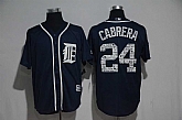 Detroit Tigers #24 Miguel Cabrera Navy 2017 Spring Training Flexbase Collection Stitched Jersey,baseball caps,new era cap wholesale,wholesale hats